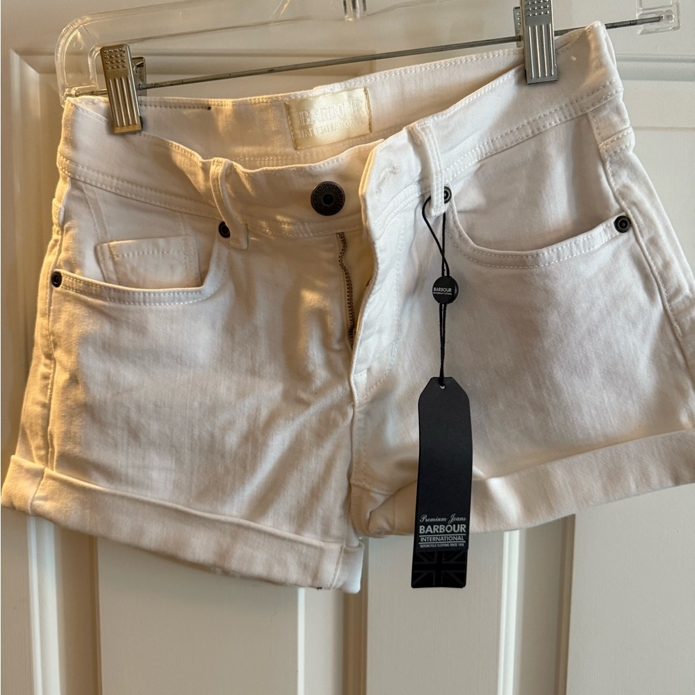 Barbour Women's White Shorts
